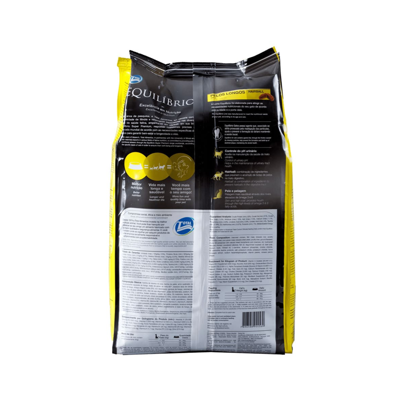 Equilíbrio Gatos Pelo Largo - Alimento para Gatos