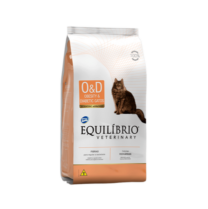 Equilíbrio Veterinary Cat Obesity and Diabetic - Alimento para Gatos