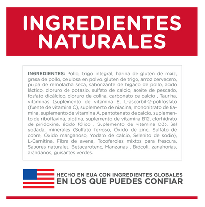 Hills Science Diet Adult 7+ Hairball Control - Alimento para Gatos