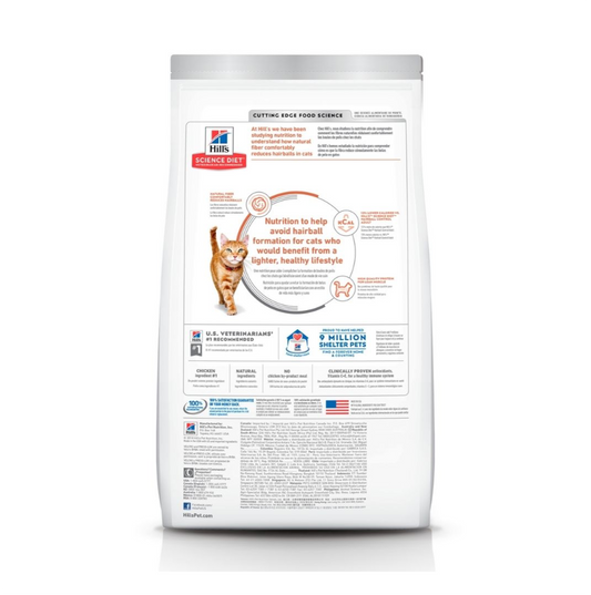 Hills Science Diet Adult Hairball Control Light - Comida para Gatos