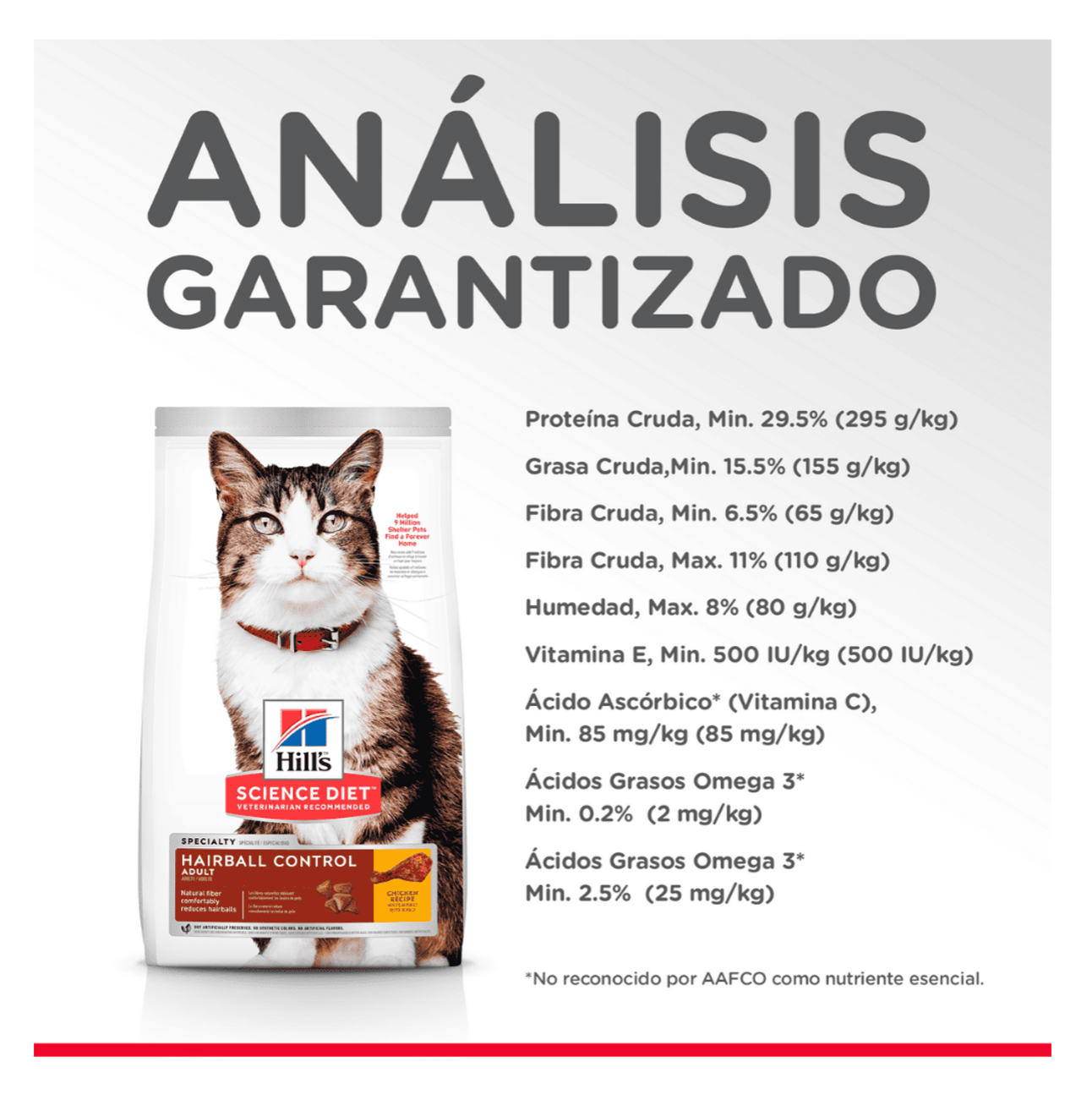 Hills Science Diet Adult Hairball Control - Alimento para Gatos