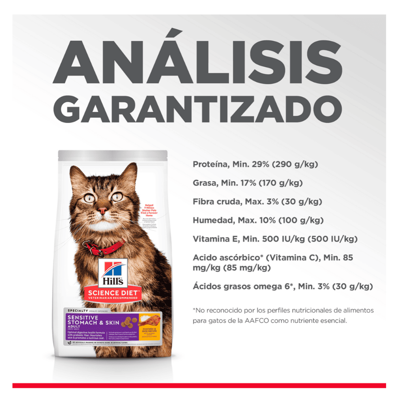 Hills Adult Sensitive Stomach and Skin para Gatos - Comida para Gatos