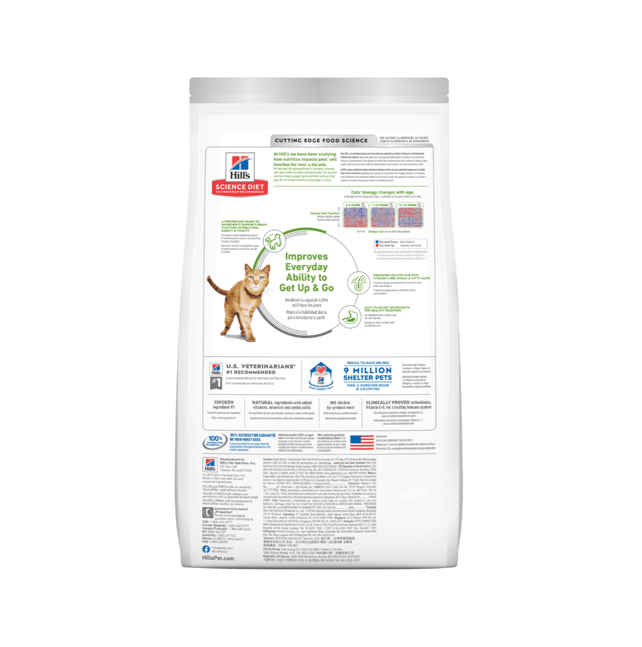Hills Science Diet Senior Vitality para Gatos - Alimento para Gatos