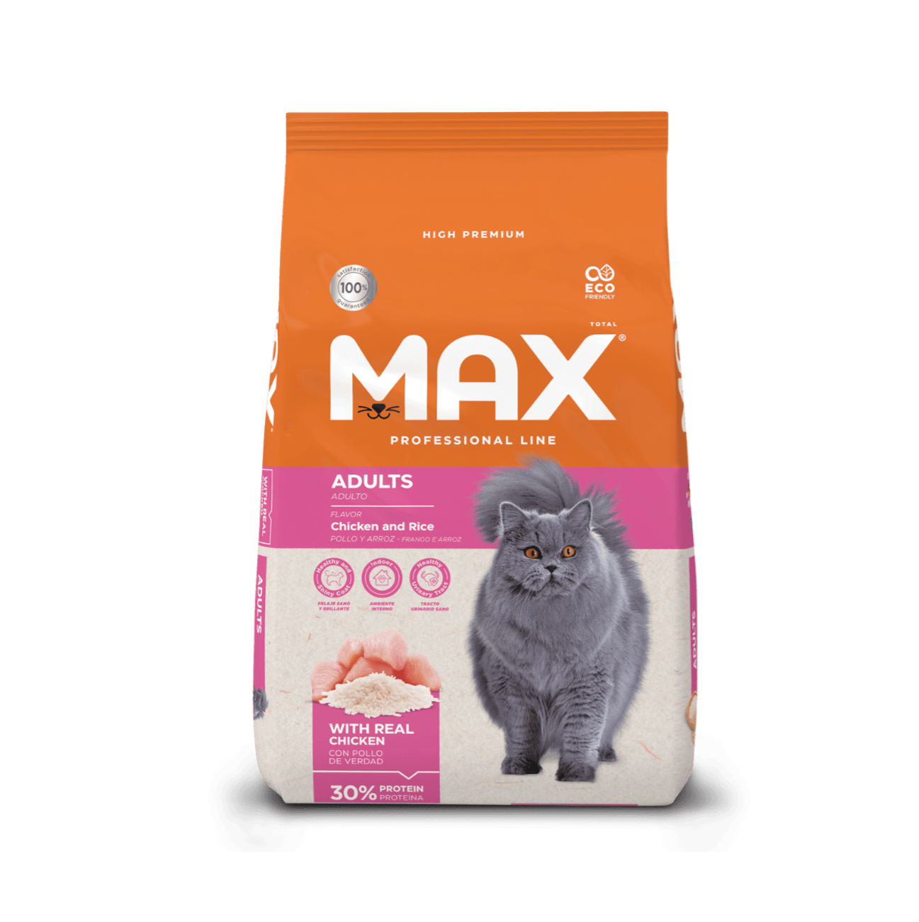 Max Cat Adultos Pollo y Arroz - Alimento para Gatos
