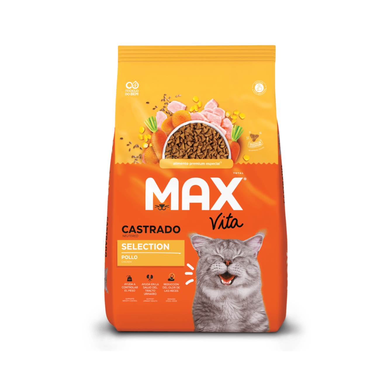 Max Vita Gato Adulto Castrado Selection Pollo - Alimento para Gatos