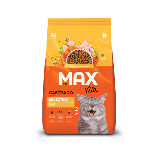 Max Vita Gato Adulto Castrado Selection Pollo - Alimento para Gatos