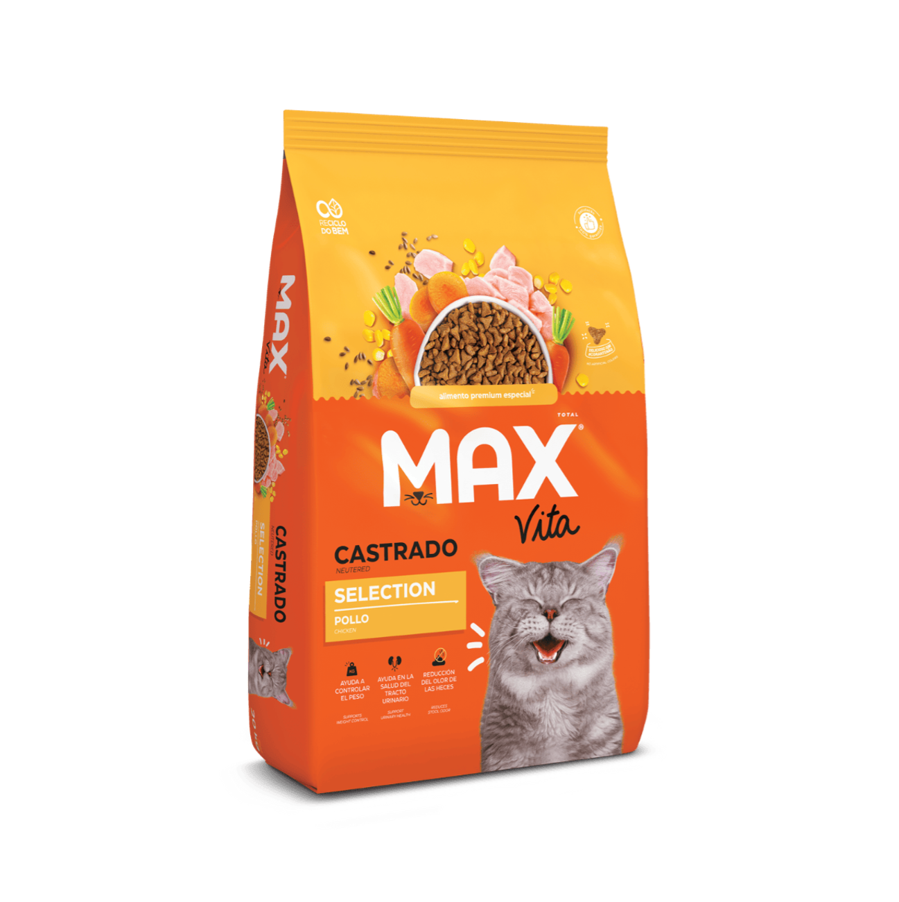 Max Vita Gato Adulto Castrado Selection Pollo - Alimento para Gatos