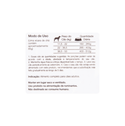 Equilíbrio Adultos Light Razas Grandes - Alimento para Perros