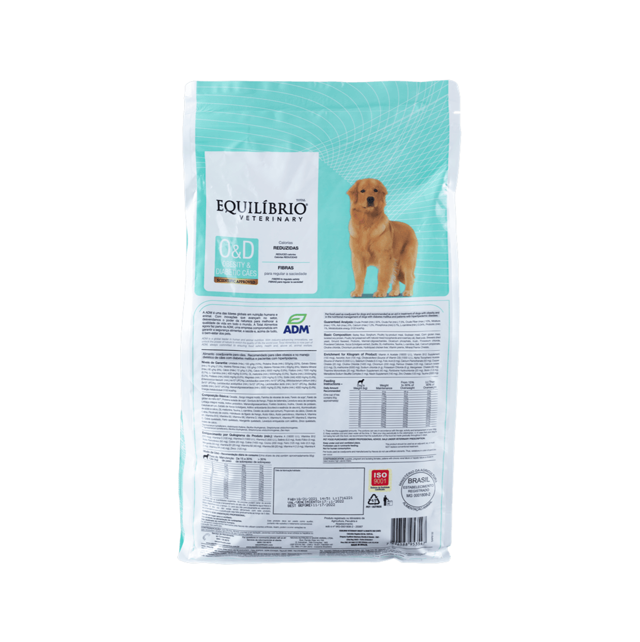 Equilíbrio Veterinary Obesity and Diabetic - Alimento para Perros