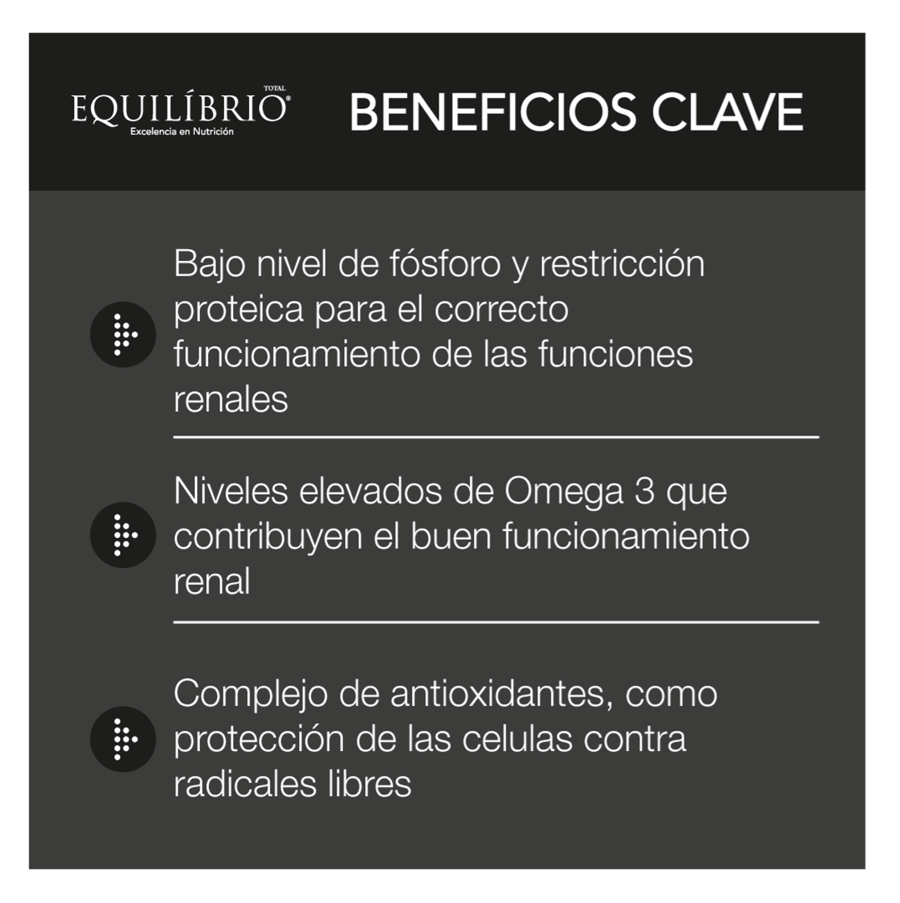 Equilíbrio Veterinary Renal - Alimento para Perros
