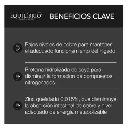 Equilíbrio Veterinary Hepatic - Alimento para Perros