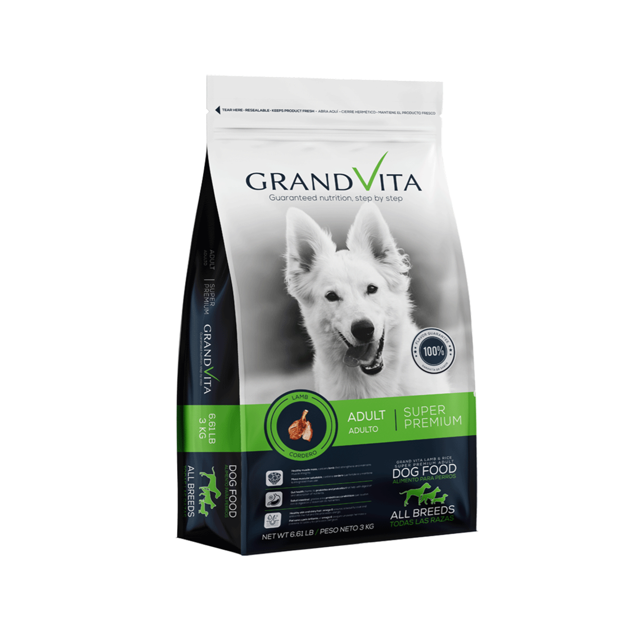Grand Vita Adultos Cordero - Alimento para Perros