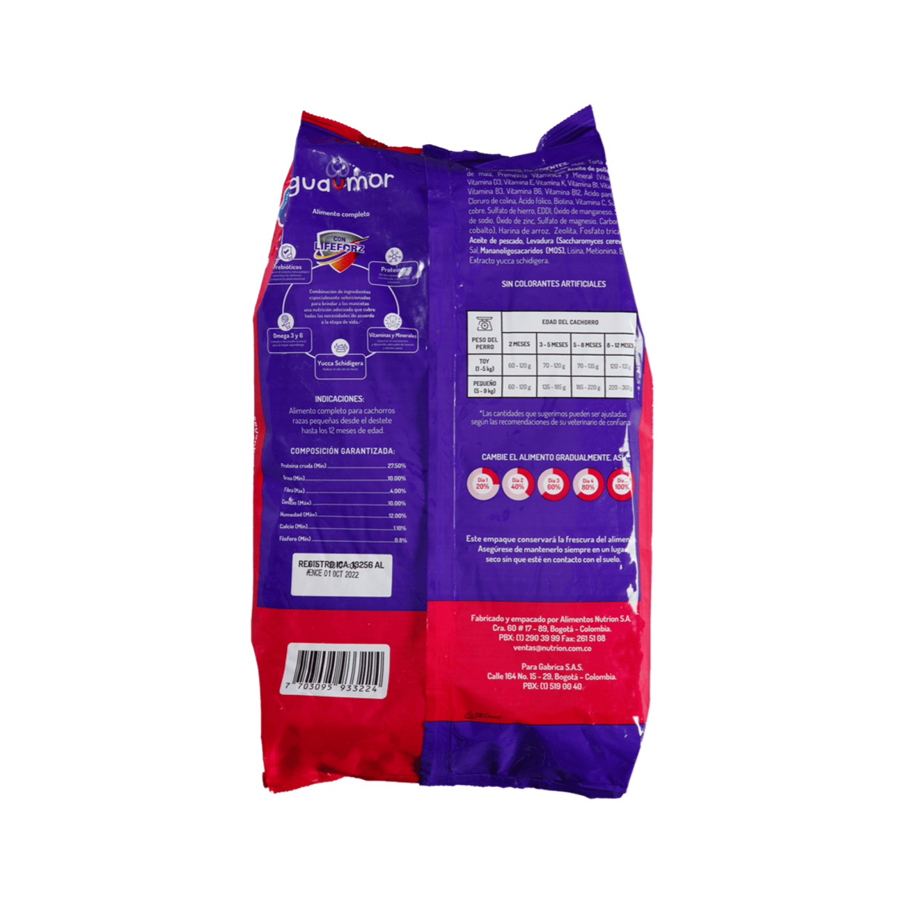 Guaumor Cachorro Raza Pequeña - Alimento para Perros