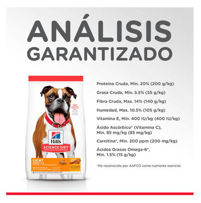 Hills Science Diet Adult Light - Alimento para Perros