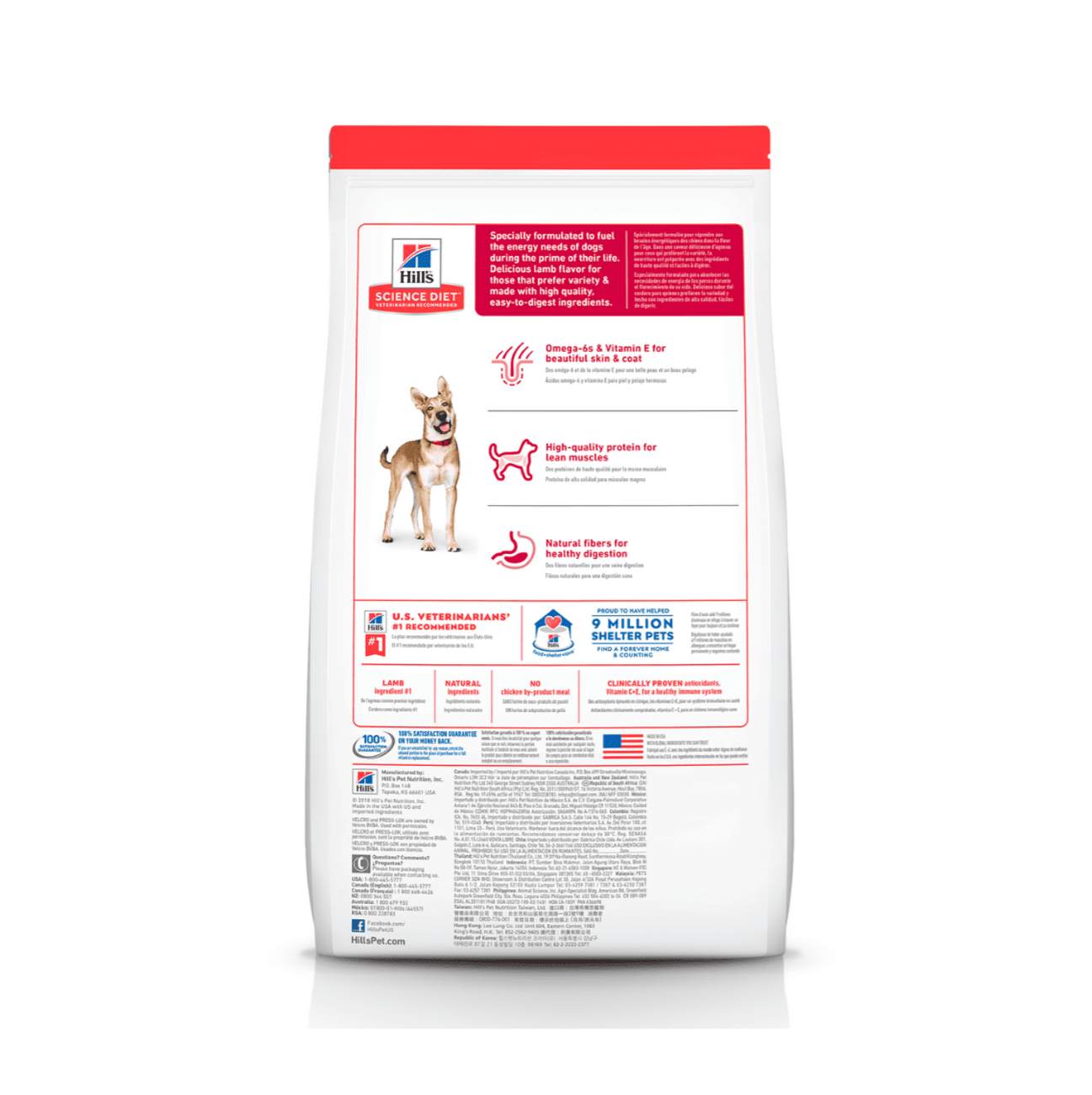 Hill's Science Diet Adult Lamb and Rice - Alimento para Perros