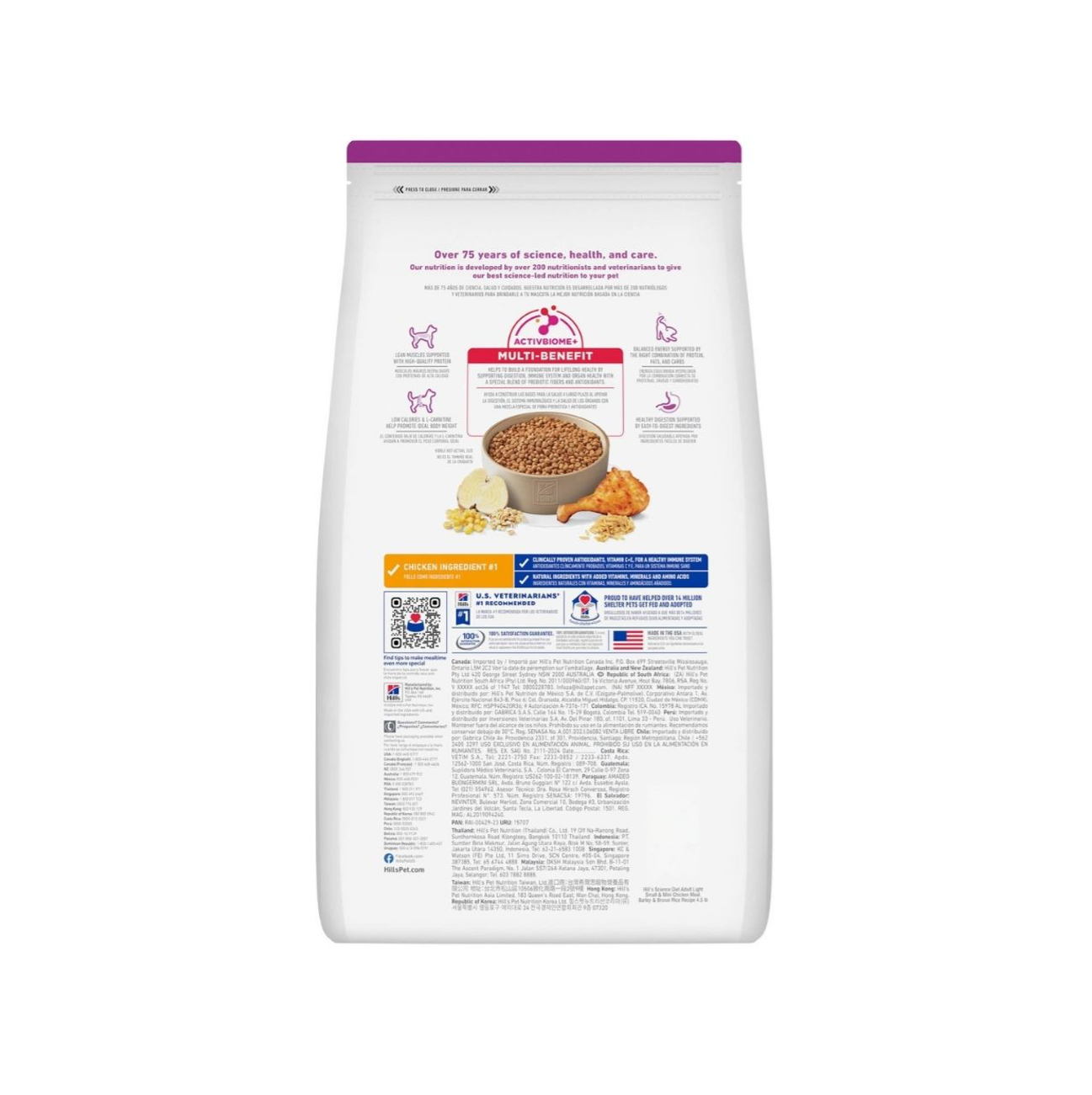 Hill's Science Diet Adult Small and Mini Light - Alimento para Perros
