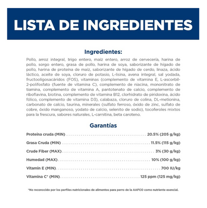 Hill's Science Diet Adult Small  and Mini - Alimento para Perros 