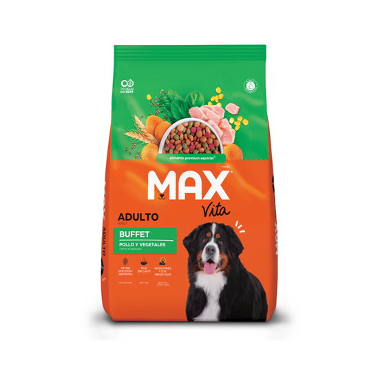 Max Vita Buffet Pollo y Vegetales - Alimento para Perros