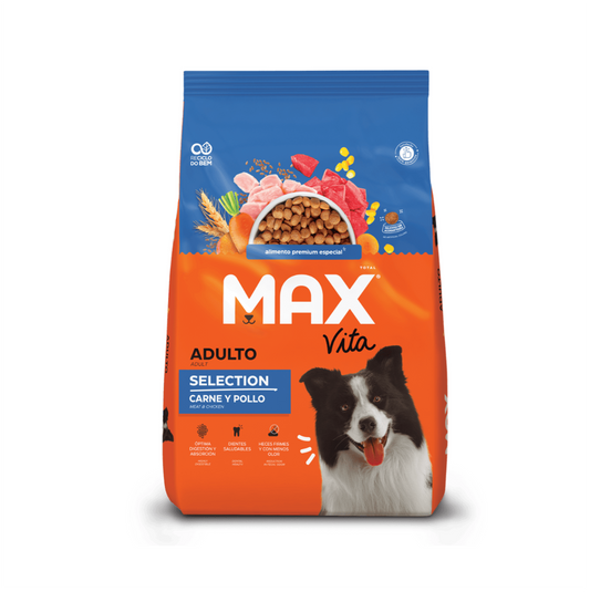 Max Vita Adulto Selection Carne y Pollo - Alimento para Perros