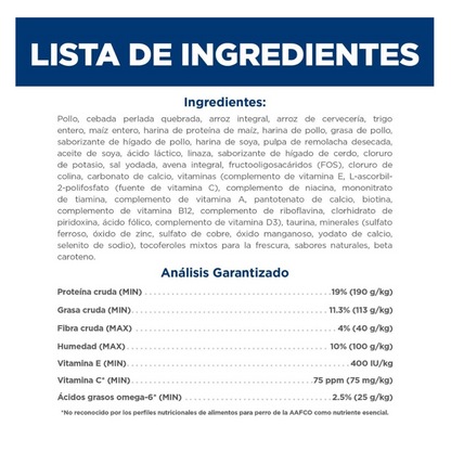 Hills Science Diet Adult - Alimento para Perros