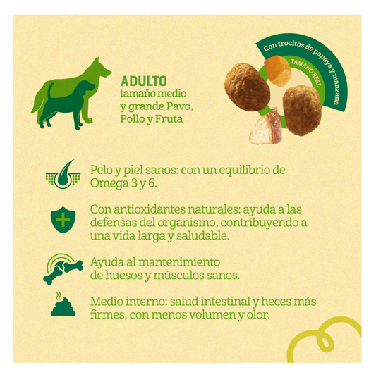 Naturalis Adulto Razas Medianas y Grandes - Alimento para Perros
