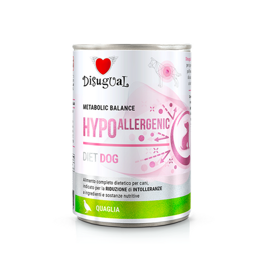 Disugual Dog Hypoallergenic Codorniz - Alimento Húmedo para Perros