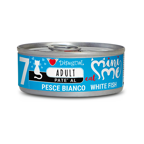 Disugual Cat Adult Mini Me 7 Pescado Blanco - Alimento Húmedo p[ara Gatos