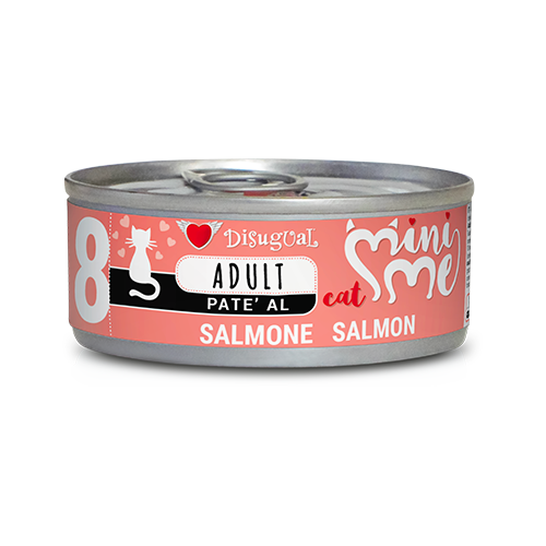 Disugual Cat Adult Mini Me 8 Salmón - Alimento Húmedo para Gatos