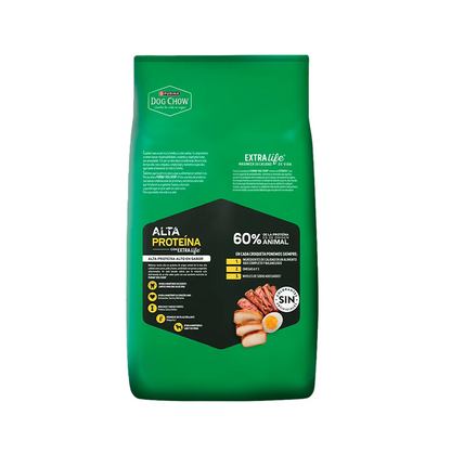 Dog Chow Adultos Alta Proteína - Alimento para Perros