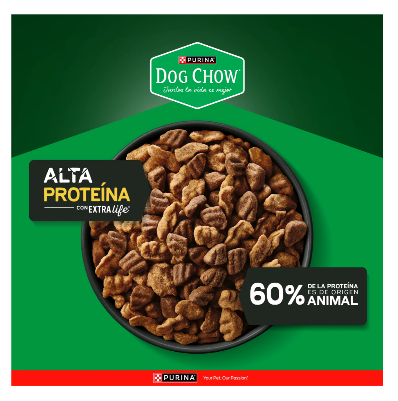 Dog Chow Adultos Alta Proteína - Alimento para Perros
