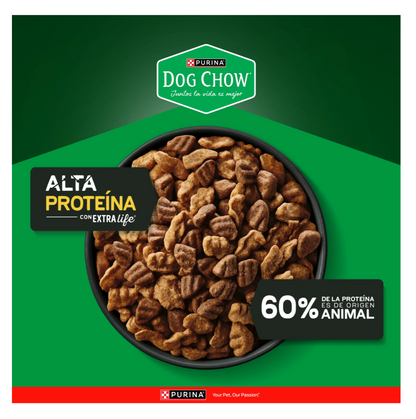 Dog Chow Adultos Alta Proteína - Alimento para Perros
