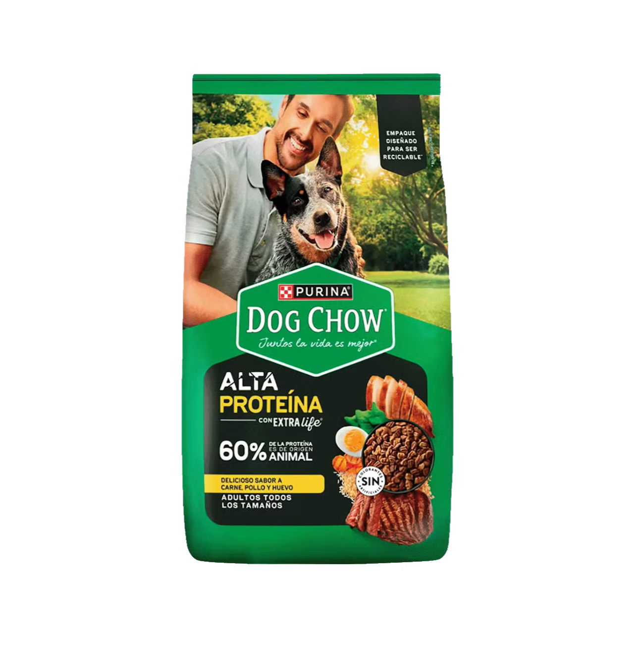 Dog Chow Adultos Alta Proteína - Alimento para Perros