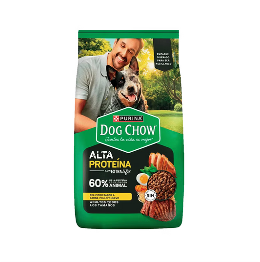Dog Chow Adultos Alta Proteína - Alimento para Perros