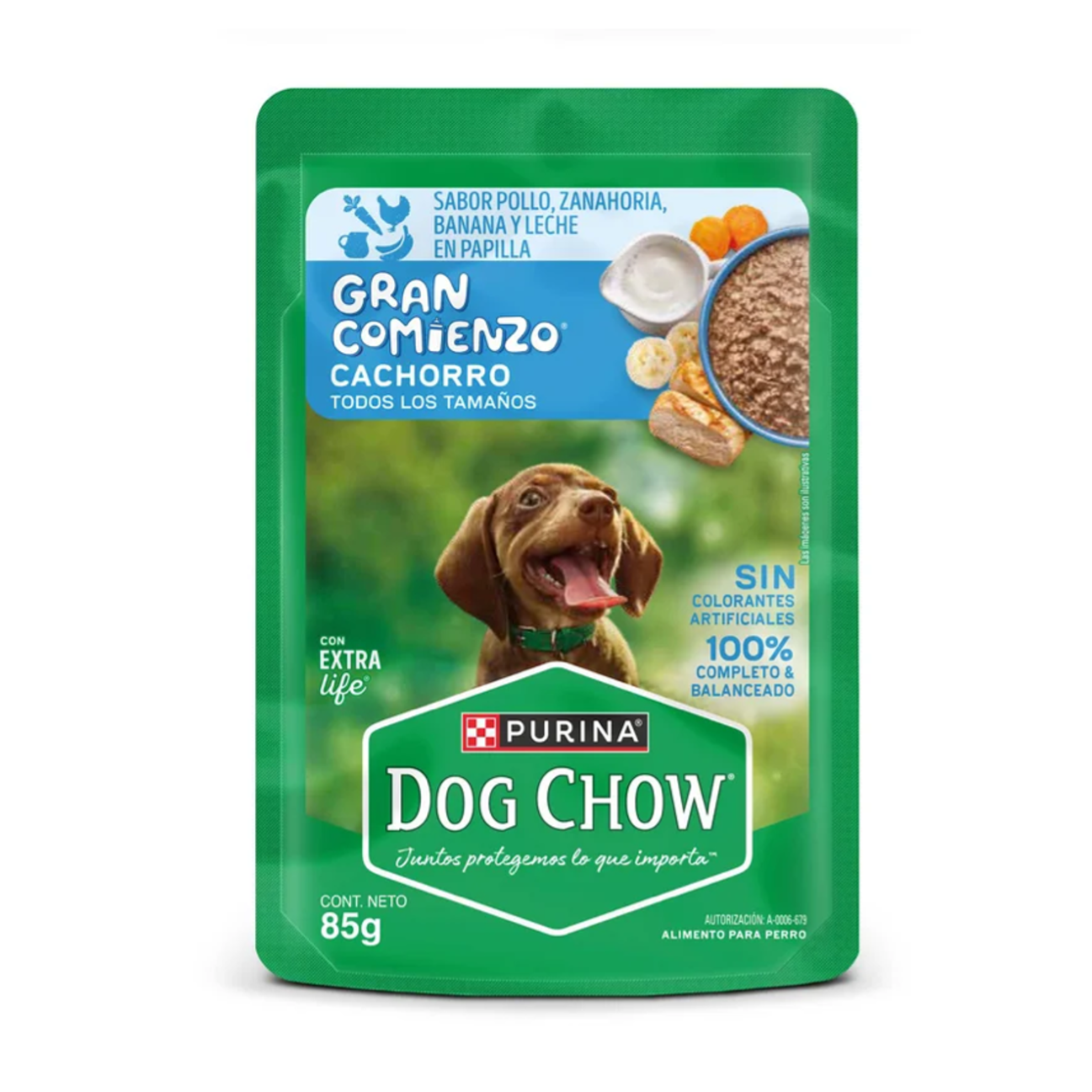 Dog Chow Pouch Cachorros Pollo - Alimento Húmedo para Perros