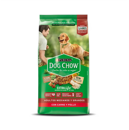 Dog Chow Adultos Medianos y Grandes - Alimento para Perros