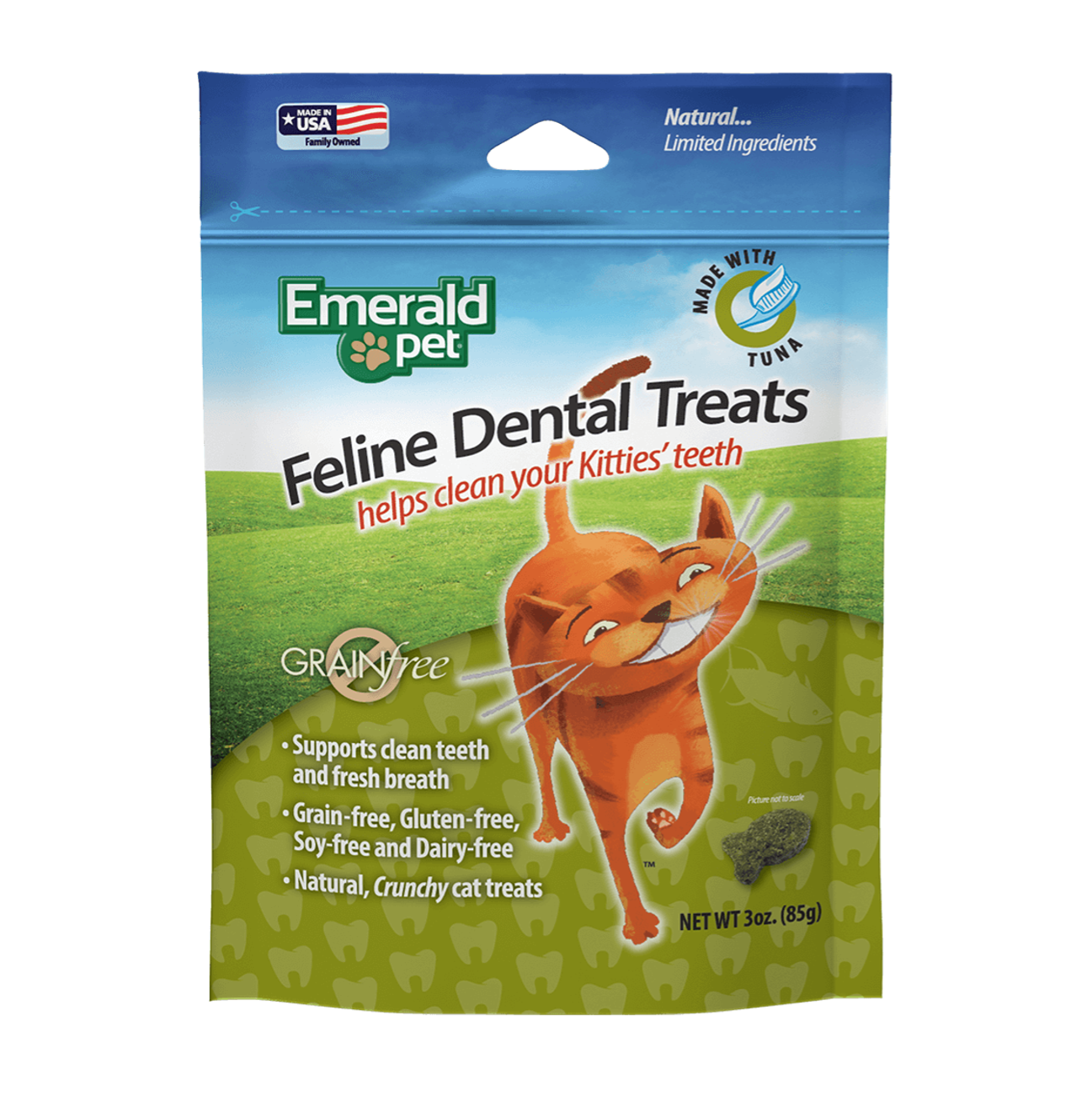 Emerald Pet Cat Snack Dental Atún - Snacks para Gatos
