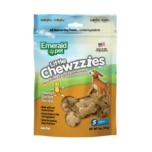 Emerald Pet Snack Little Chewzzies Peanut Butter - Snacks para Perros