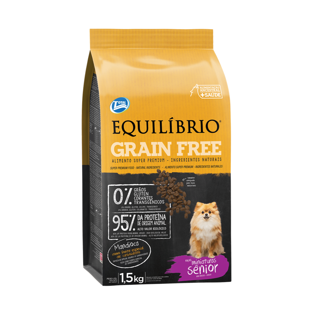Equilíbrio Grain Free Senior Miniatura - Alimento para Perros