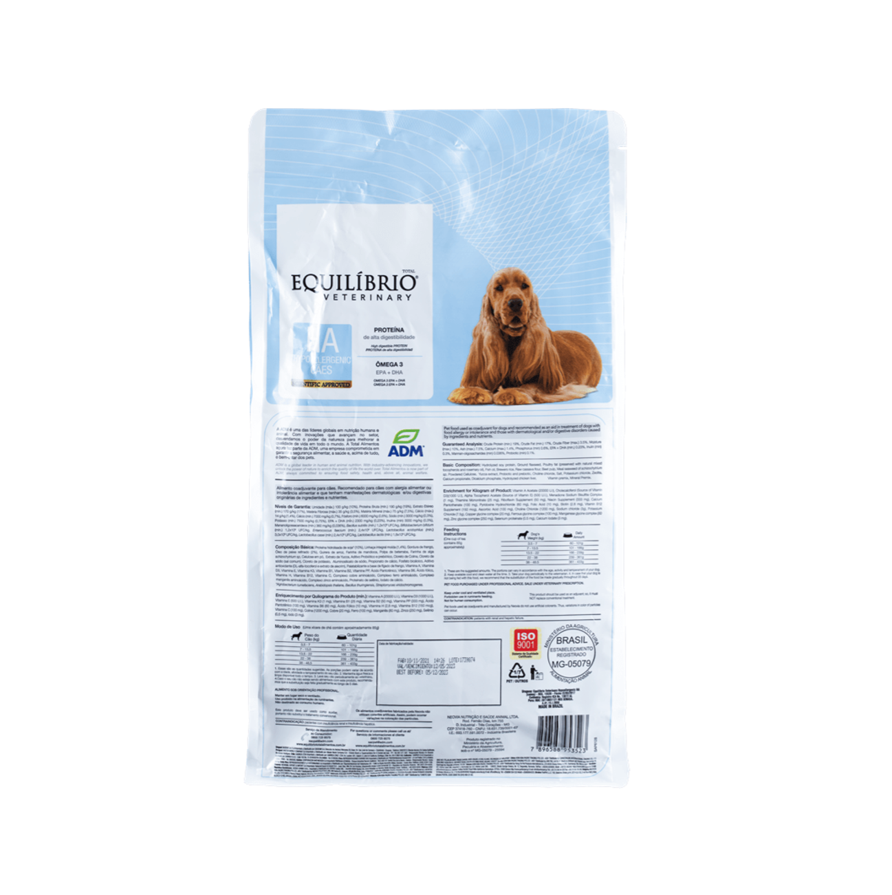 Equilíbrio Veterinary Hypoallergenic - Alimento para Perros