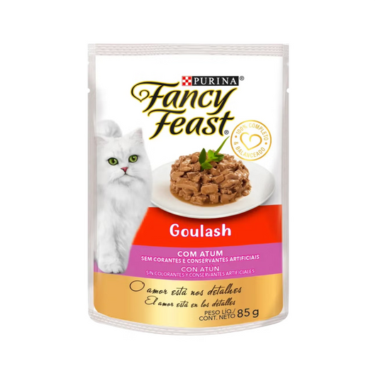 Fancy Feast Pouch Goulash Atún - Alimento Húmedo para Gatos