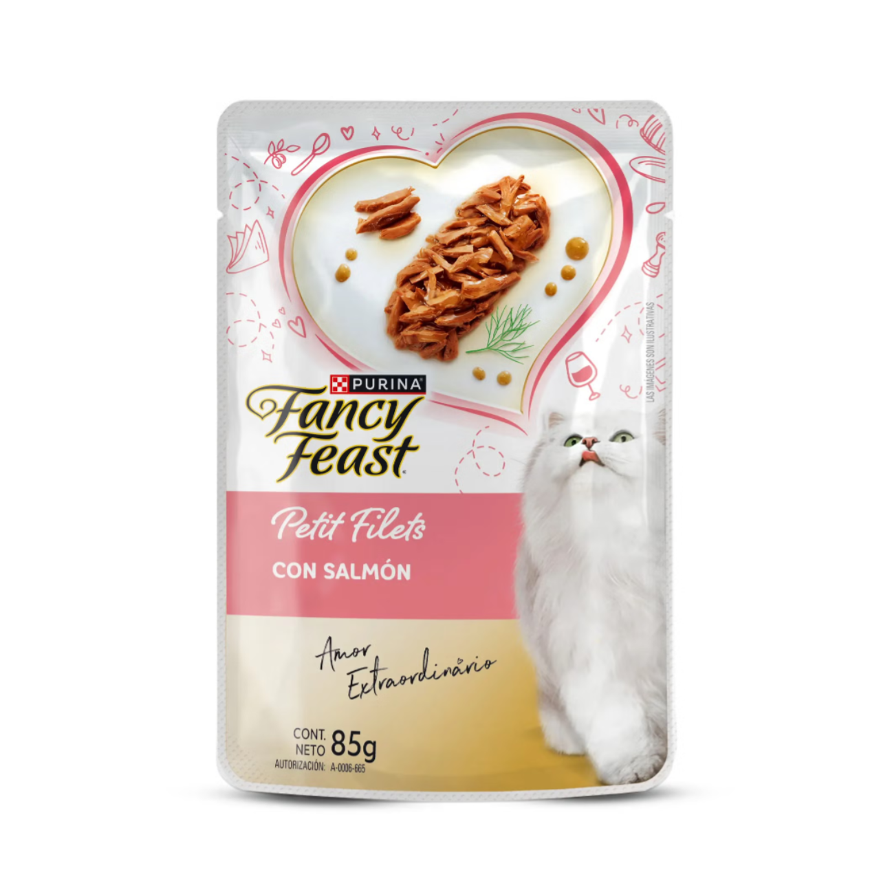 Fancy Feast Petit Filets Salmón - Alimento Húmedo para Gatos