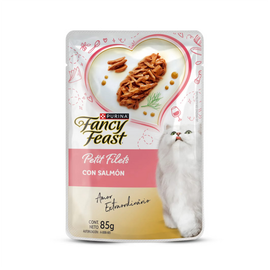 Fancy Feast Petit Filets Salmón - Alimento Húmedo para Gatos