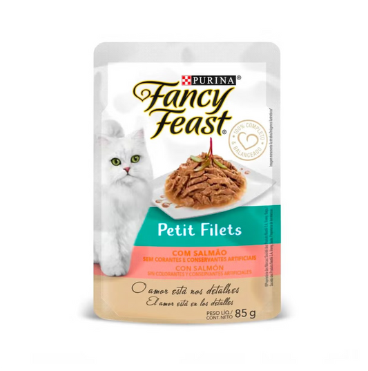 Fancy Feast Petit Filets Salmón - Alimento Húmedo para Gatos