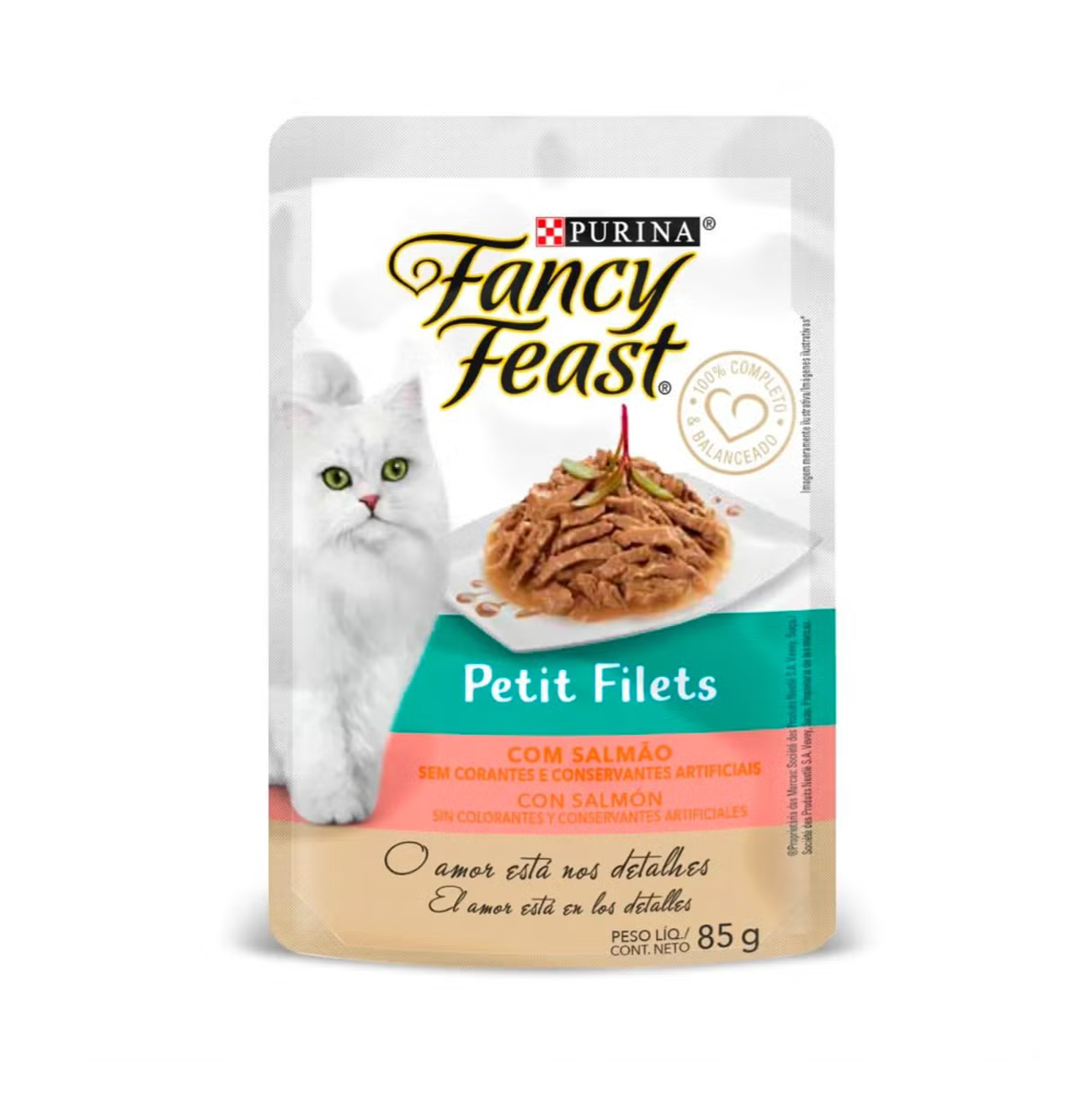 Fancy Feast Petit Filets Salmón - Alimento Húmedo para Gatos