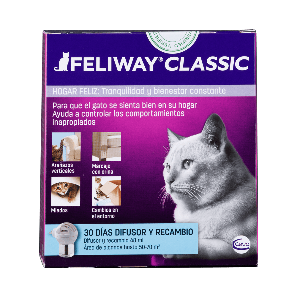 Feliway Classic Difusor + Recarga - Feromonas para Gatos