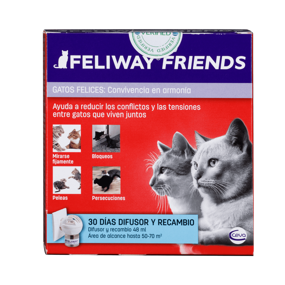 Feliway Friends Difusor + Recarga - Feromonas para Gatos