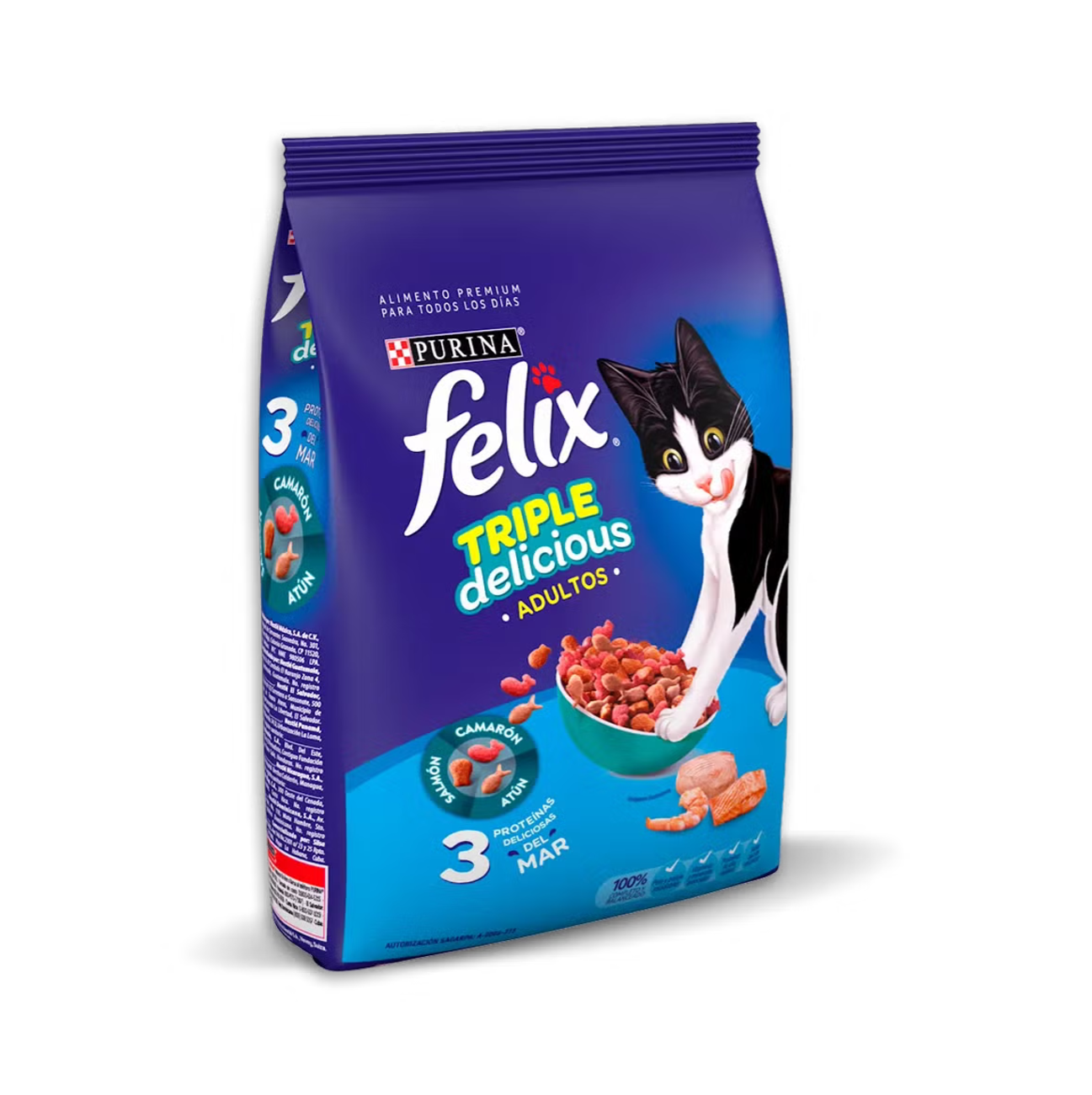 Felix Gato Adulto Triple Delicious Mar - Alimento para Gatos