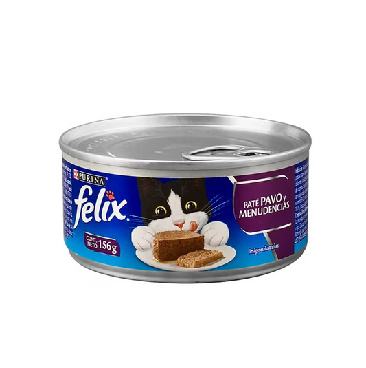 Felix Paté Pavo y Menudencias - Alimento Húmedo para Gatos