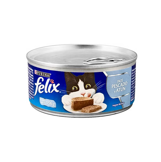 Felix Paté Pescado y Atún - Alimento Húmedo para Gatos