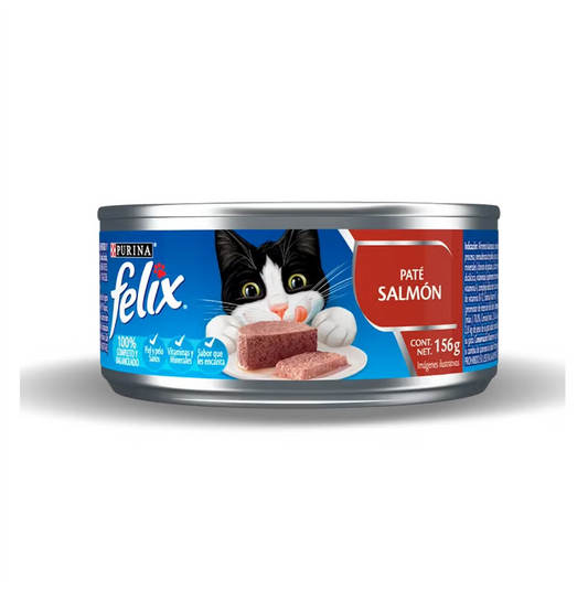 Felix Paté Salmón - Alimento Húmedo para Gatos